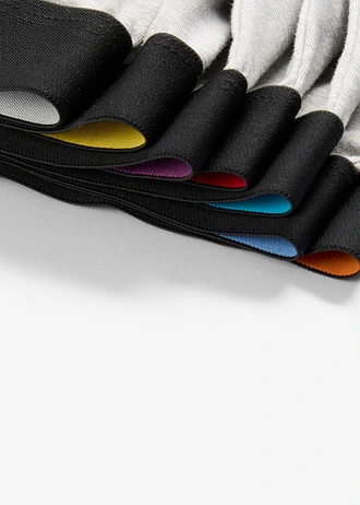 Boxeralsó, szűk fazon, pamuttal (7 db-os csomag) • világosszürke melírozott • bonprix áruház