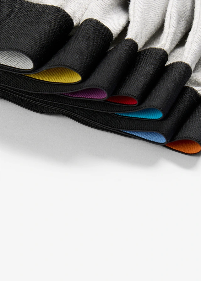 Lot de 7 boxers coton • gris clair chiné • product-page.page-title-suffix