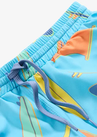 Boxer de bain, Couleur: bleu clair imprimé