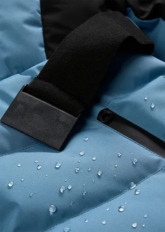 Voděodolná péřová lyžařská bunda • modrošedá • bonprix obchod