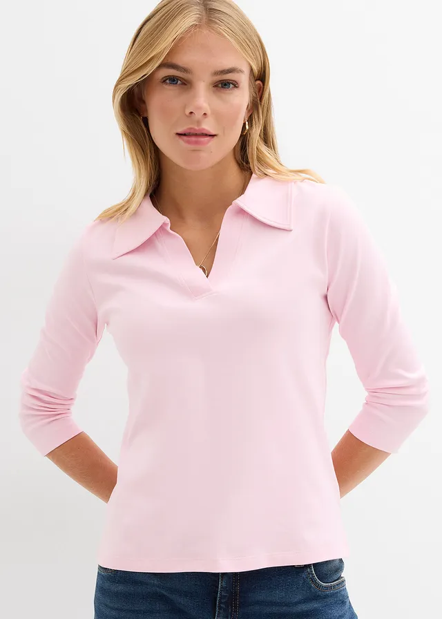 Poloshirt van biologisch katoen • kristalroze • product-page.page-title-suffix