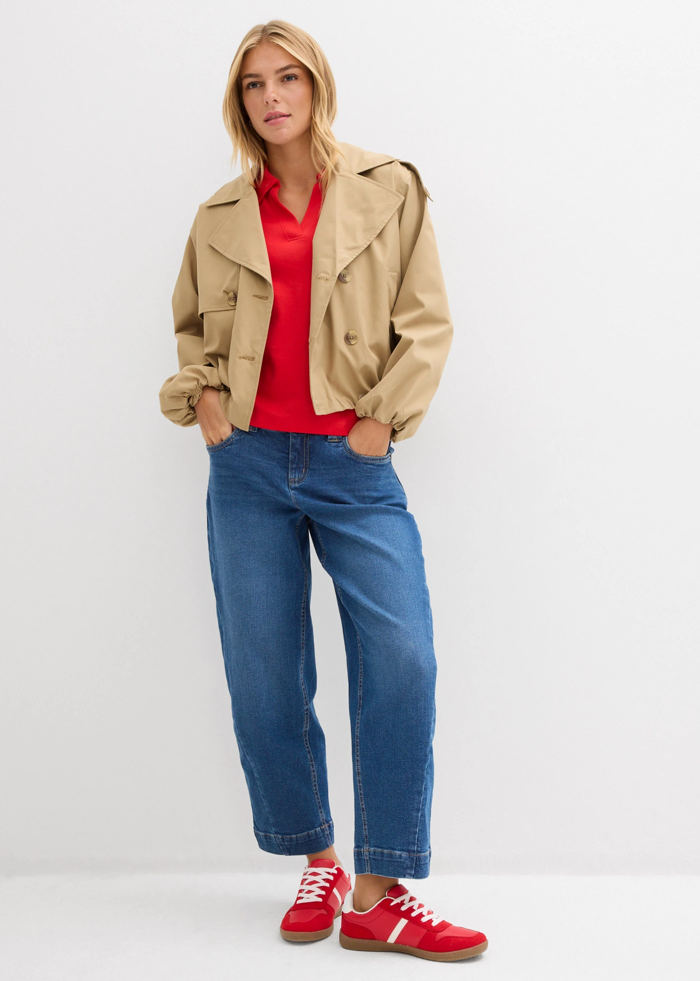 Pólóing tiszta bio-pamutból • eperpiros • bonprix áruház