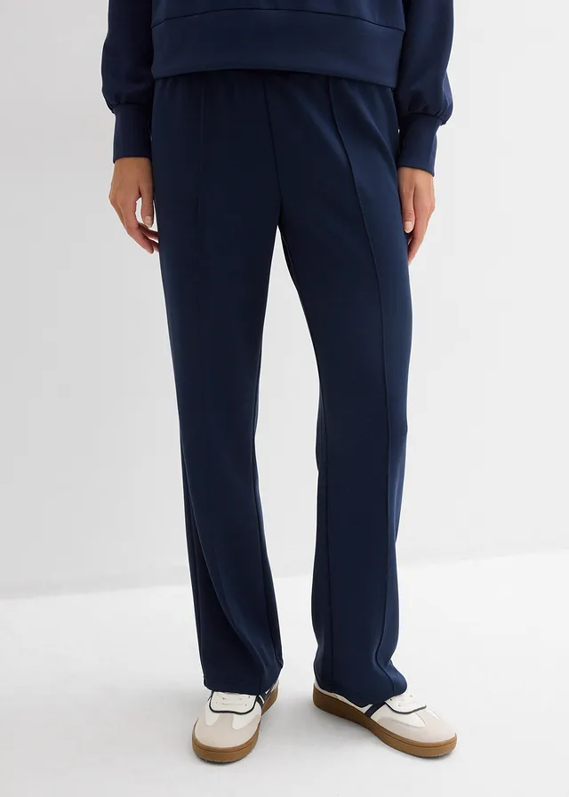 Scuba sweatpants van een zachte viscosemix • donkerblauw • product-page.page-title-suffix