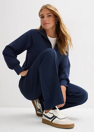 Pantalon sweat doux • bleu foncé • Boutique bonprix