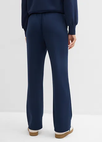 Sweatpants van een zachte viscosemixs, Kleur: donkerblauw