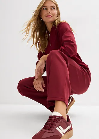 Sweatpants van een zachte viscosemix • robijnrood • bonprix online shop