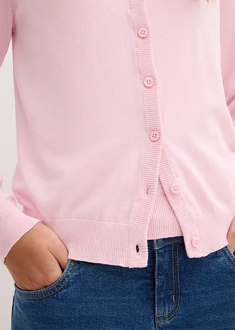 Gilet en fine maille • rose cristal • Boutique bonprix