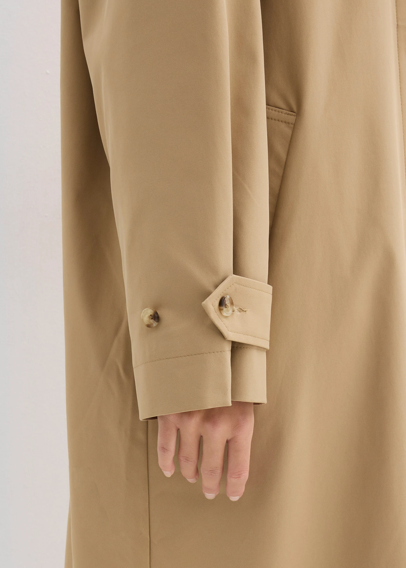 Trenčkot s nárameníky • khaki hnědá • bonprix obchod