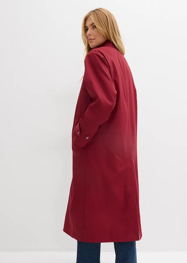 Trench à pattes, Couleur: rouge rubis