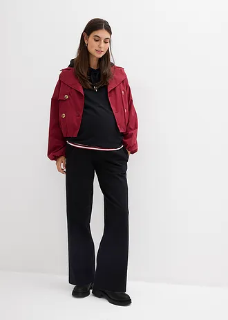 Pantalon de grossesse 2en1 à bande ventrale réglable • noir • Boutique bonprix