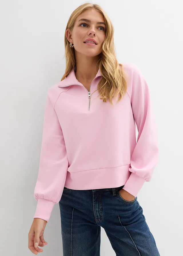 Sweater van zacht scuba • kristalroze • product-page.page-title-suffix