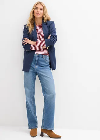 Sacou în stil relaxat, culoare: bleumarin