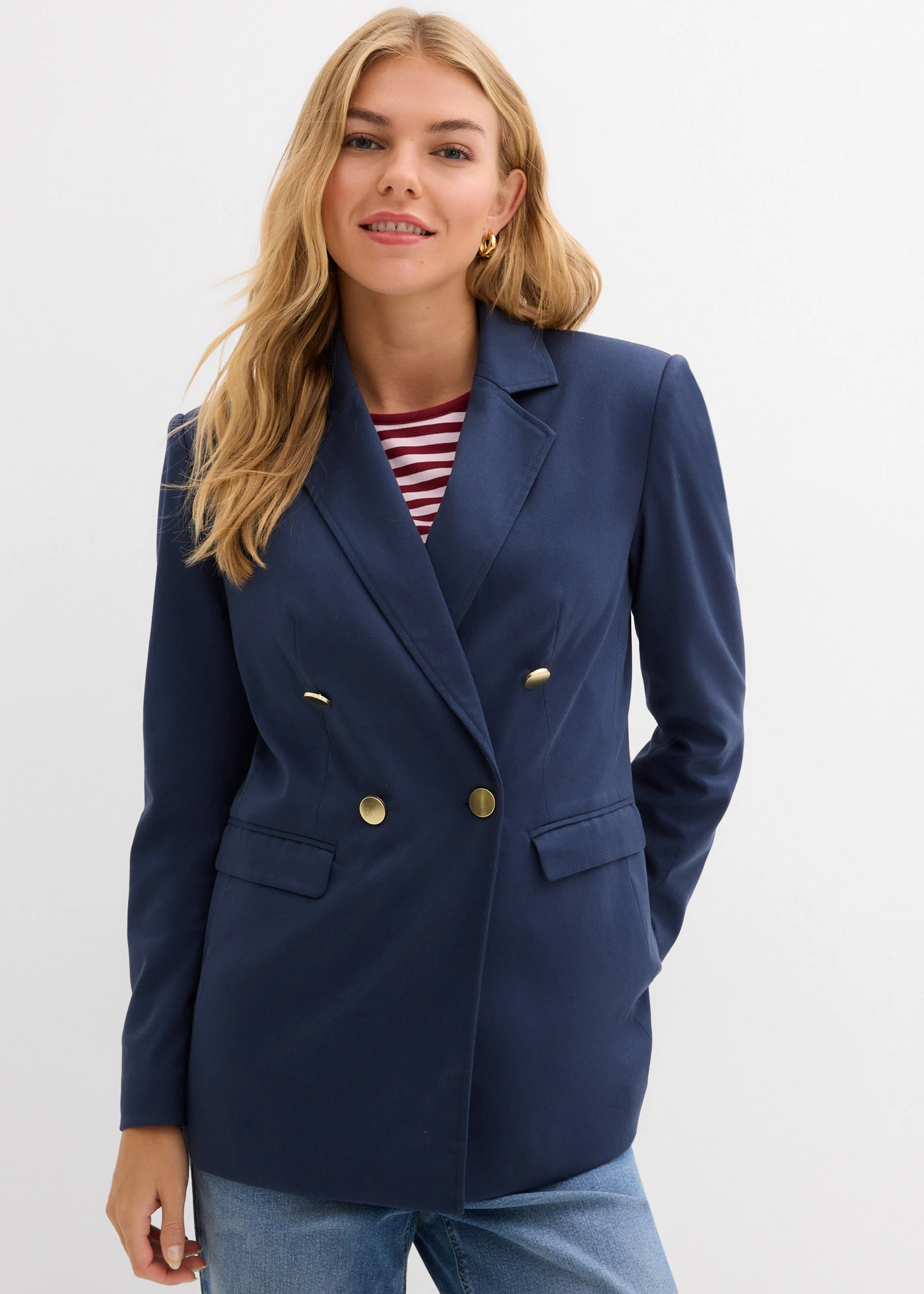 Blazer décontracté • bleu foncé • Boutique bonprix