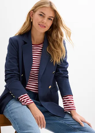 Blazer • bleu foncé • Boutique bonprix
