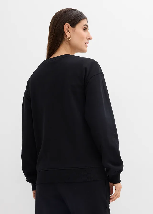Sweat-shirt de grossesse et d’allaitement 100% coton • noir • product-page.page-title-suffix