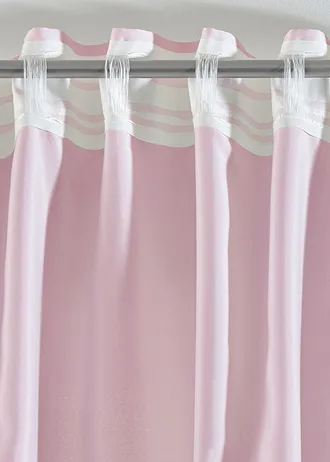 Függöny fenntartható anyagból (2 db-os csomag) • világos rózsaszín • bonprix áruház