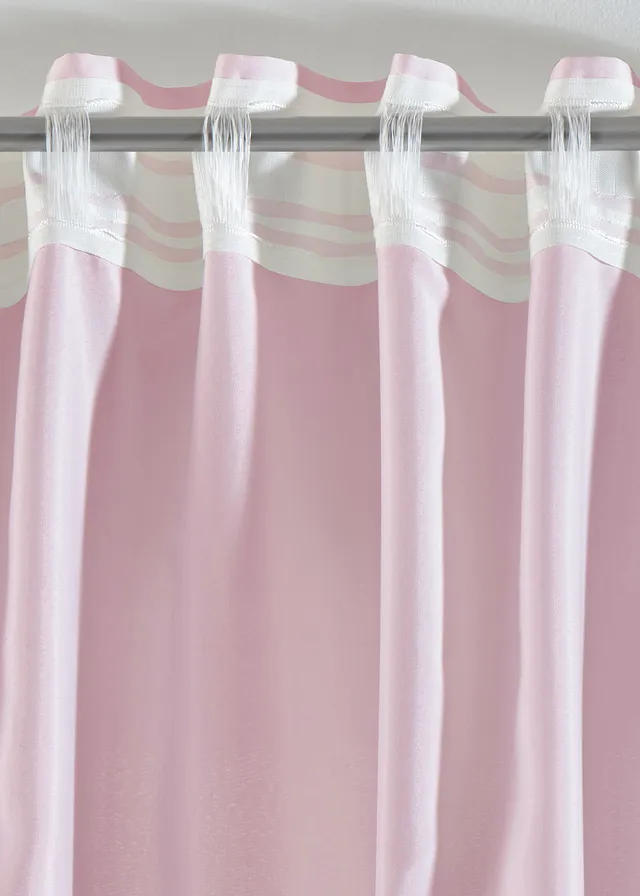 Lot de 2 voilages en polyester recyclé • rose clair • product-page.page-title-suffix