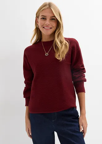 Pull, Couleur: rouge rubis