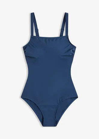 Maillot 1 pièce à encolure carrée • bleu foncé • Boutique bonprix
