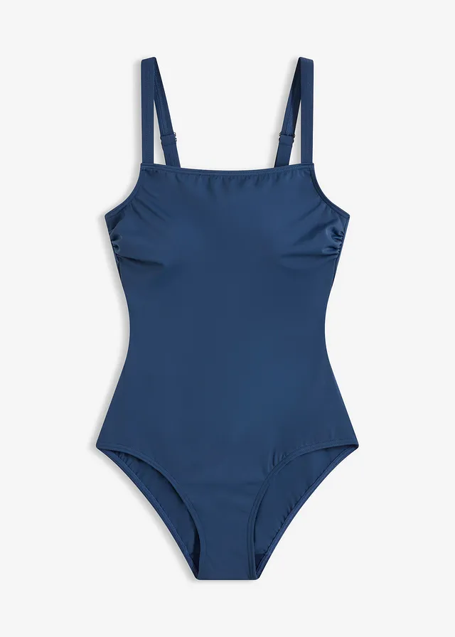 Badpak met vierkante hals • diepblauw • bonprix online shop