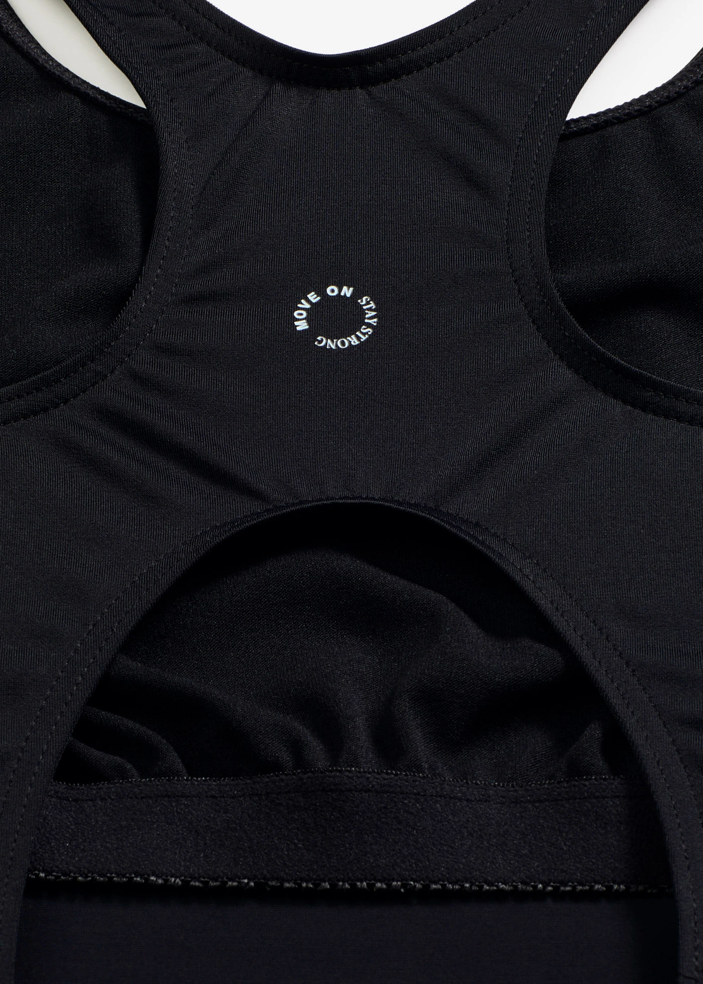 Maillot 1 pièce de natation séchage rapide, dos nageur • noir-bleu brillant • Boutique bonprix