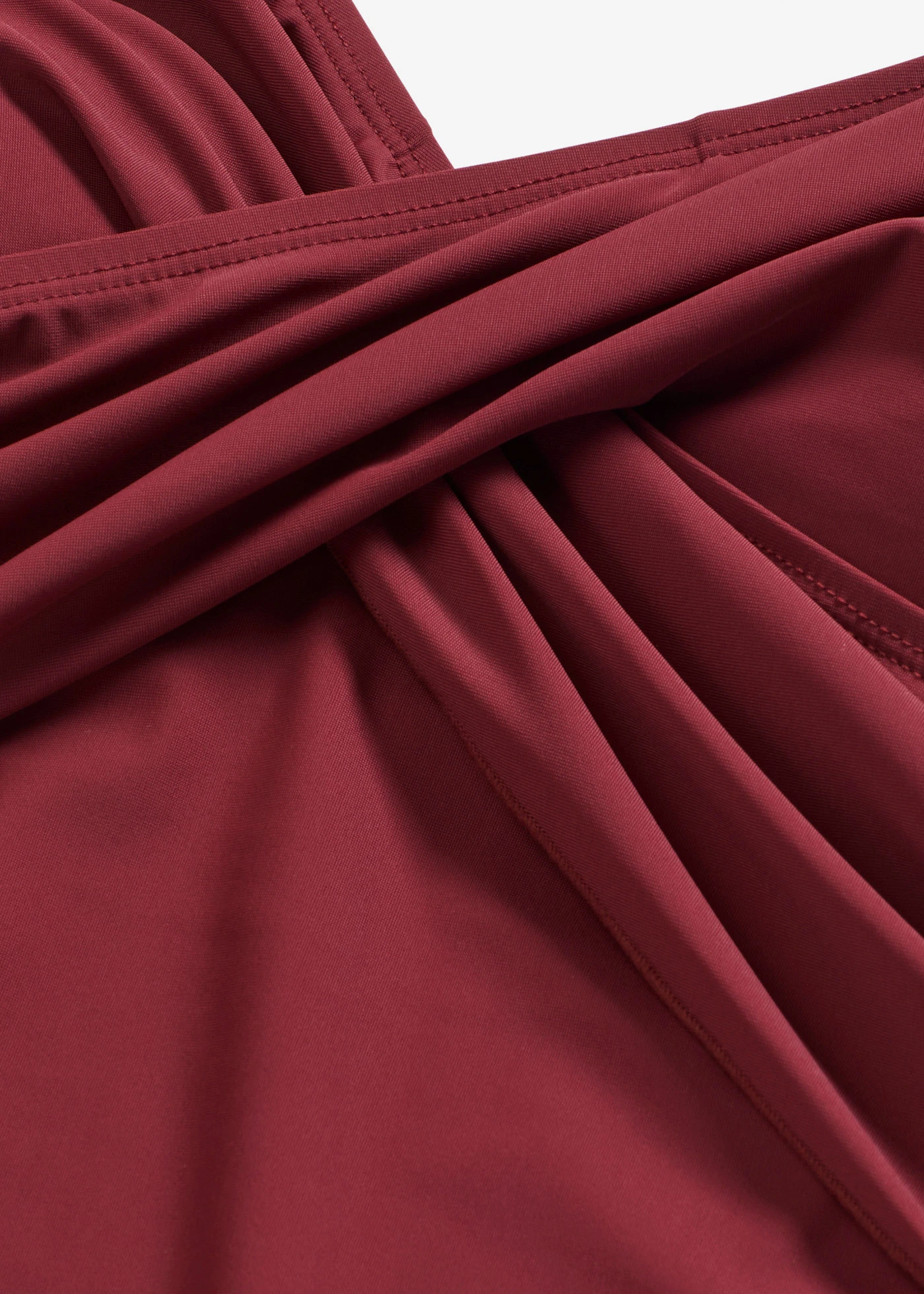 Licht corrigerend badpak in wikkellook • bordeaux • bonprix online shop