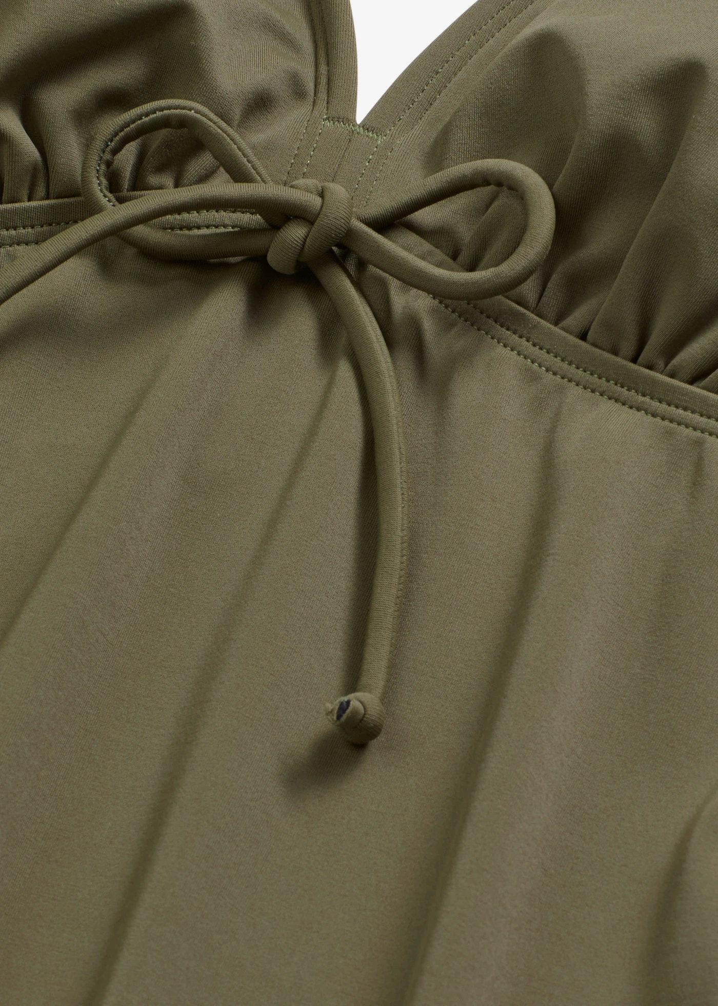 Tankini z regulowanymi ramiączkami (2 części) • ciemnooliwkowy • sklep bonprix