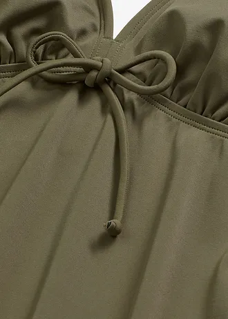 Tankini (ens. 2 pces) à bretelles réglables • olive foncé • Boutique bonprix