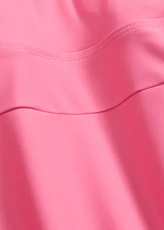 Costum de baie cu decolteu pătrat, cu efect de modelare mediu • mov-afină • magazin bonprix