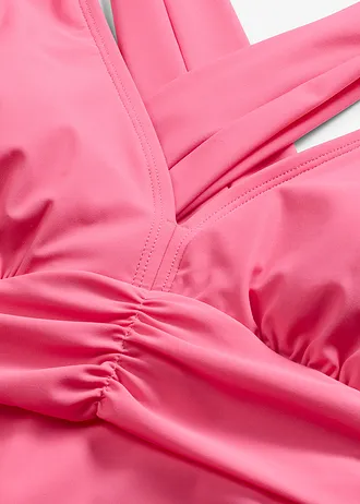 Maillot sculptant à bretelles croisées, maintien léger • prune • Boutique bonprix