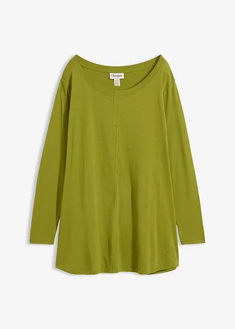 T-shirt manches longues, Couleur: vert mousse