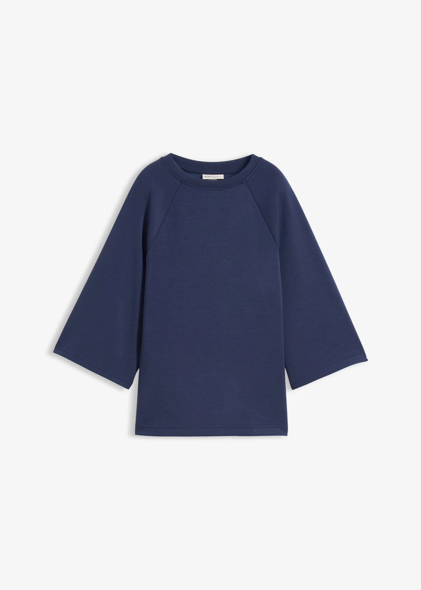 T-shirt en matière néoprène avec empiècement élastique • bleu foncé • Boutique bonprix