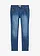 Skinny stretch jeans, mid waist, Kleur: blauw denim used