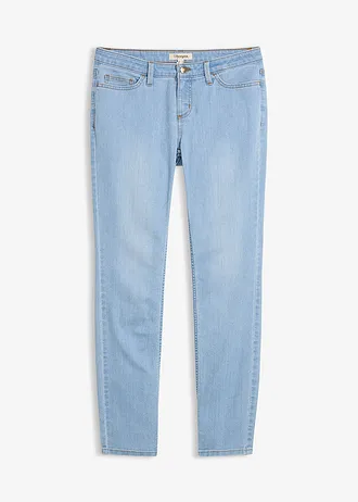Skinny stretch jeans, mid waist