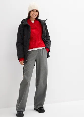 Warm gewatteerde parka • zwart • bonprix online shop