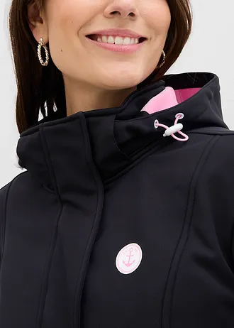 Vízlepergető Softshell kabát • fekete • bonprix áruház