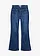 Jean bootcut taille haute, extensible, Couleur: bleu stone used