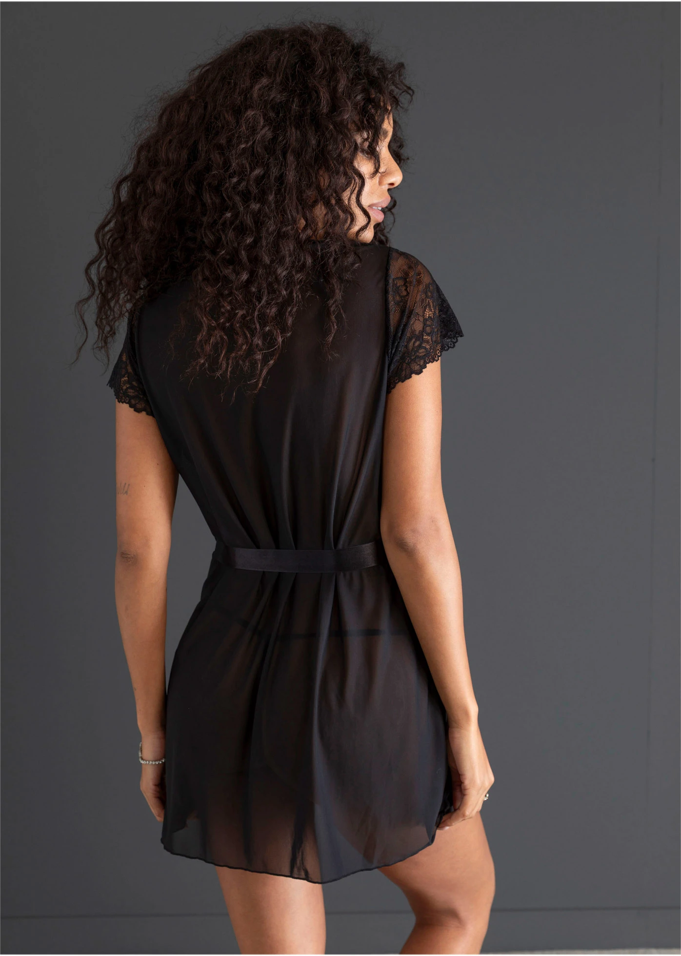 Kimono • zwart • bonprix online shop