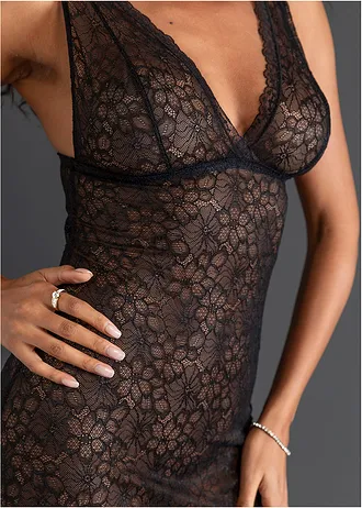 Négligé • noir • Boutique bonprix