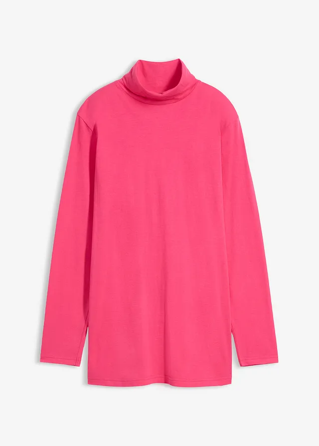 Shirt met col van biologisch katoen • pinklady • bonprix online shop