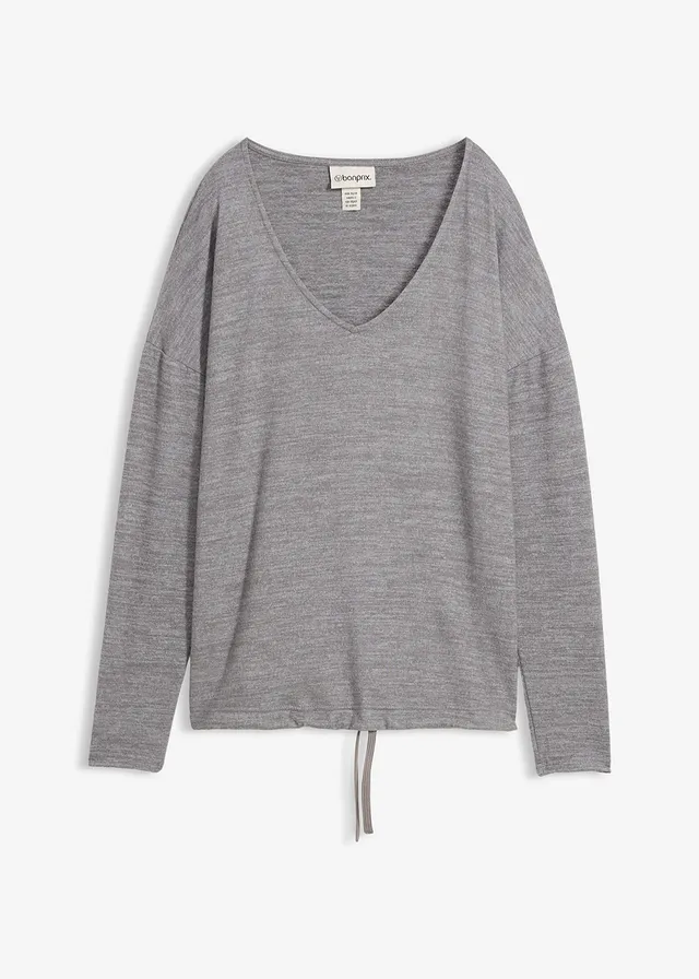 Hanorac oversize cu aspect tricotat