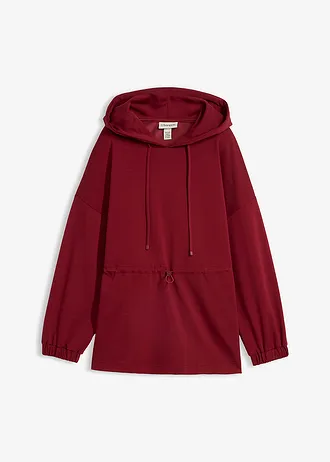 Bluză casual oversized din material scuba moale