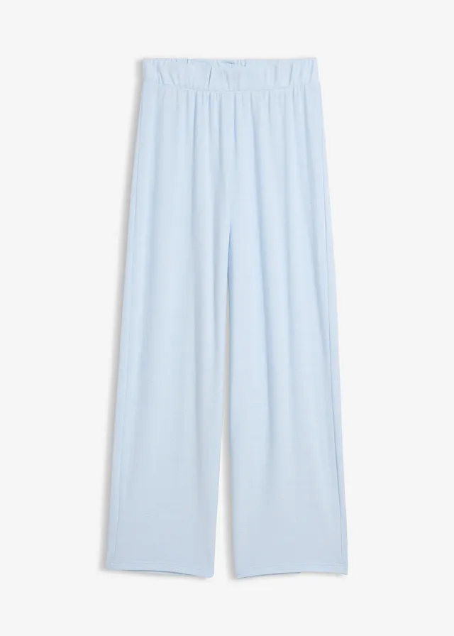 Pantalon en jersey effet maille