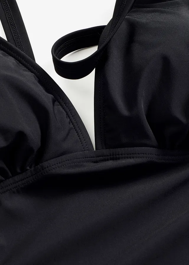 Maillot 1 pièce sculptant à encolure V, maintien léger • noir • product-page.page-title-suffix