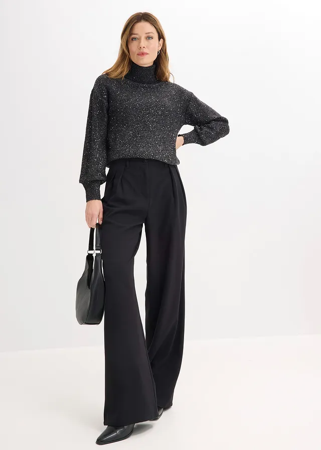 Marlene Dietrich broek met elastische band • zwart • product-page.page-title-suffix