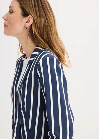 Sacou • bleumarin-ecru cu dungi • magazin bonprix