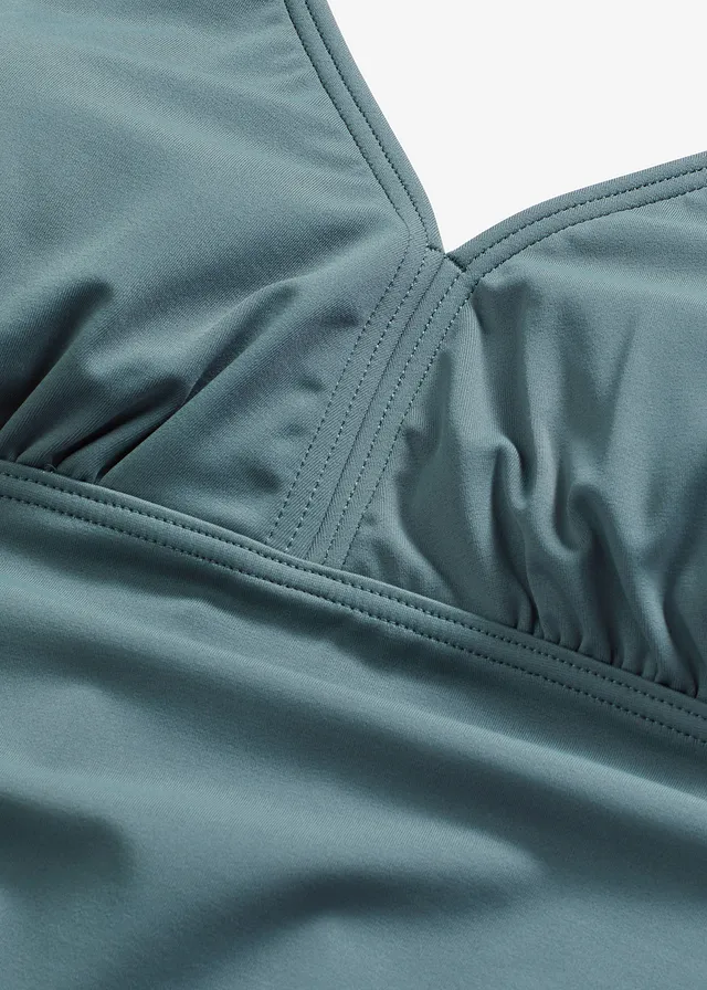 Maillot de grossesse à encolure en V • vert eucalyptus • product-page.page-title-suffix