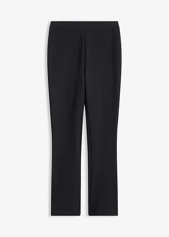 Pantaloni din jerse cu structură crinkle