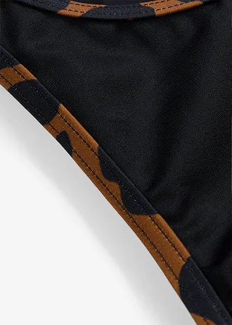 Badpak, Kleur: zwart luipaardprint