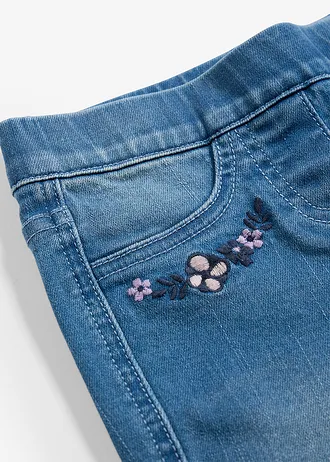 Jegíny Mid Waist, super streč, s pohodlným pasem • středně modrý denim • bonprix obchod